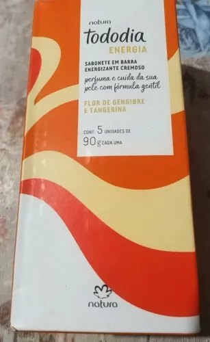 Sabonete natura todo dia flor de tangerina 
