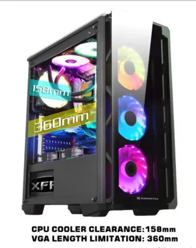 PC GAMER COMPLETO - RYZEN 5 3600X + RX 570 4GB + 16GB RAM + SSD 250Gb + MONITOR 15" + FONT