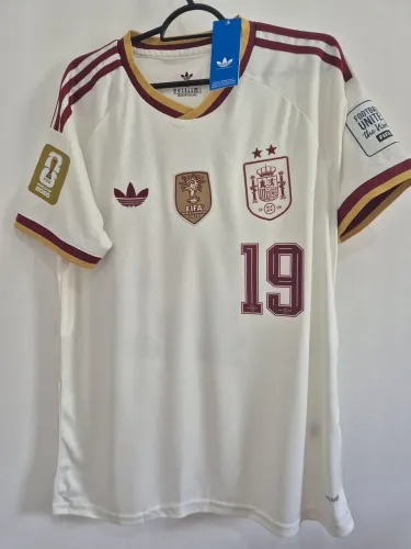 Camisa espanha lamine yamal com patch