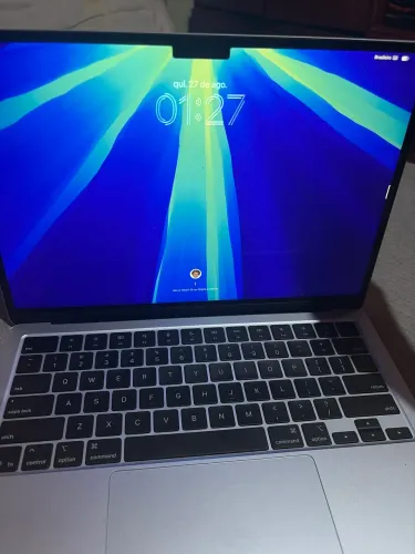 MacBook Air m4 skyblue 13,? 16GbRAM 256ssd ainda na garantia (até 30/03/2027) bateria 100%