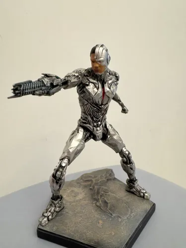 Cyborg liga da justiça iron studios