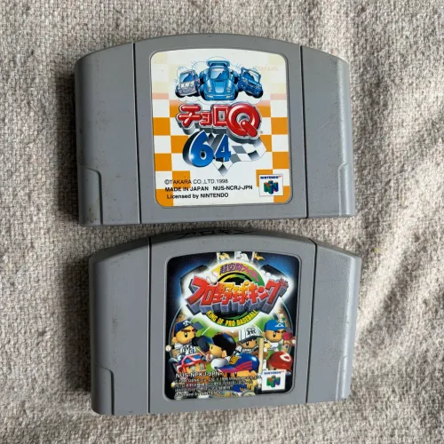 Cartuchos ChoroQ 64 + King of Pro Baseball Nintendo 64