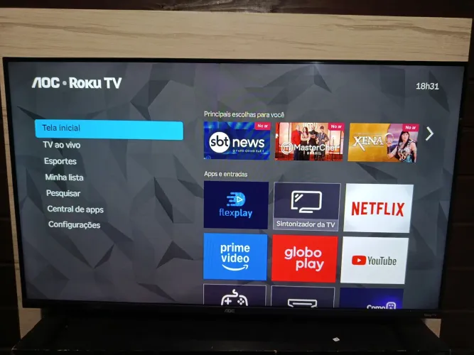 Vendo ou troco TV AOC 43 polegadas.