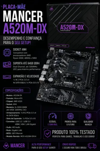 Placa mãe am520dxv4