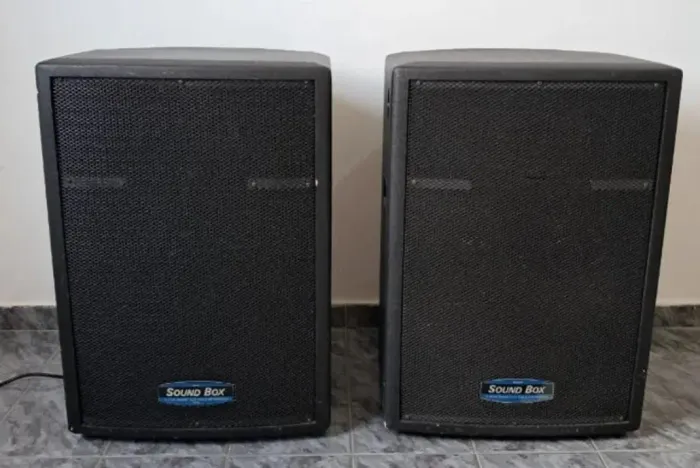Par de Caixas Ativas e Passivas Sound Box 