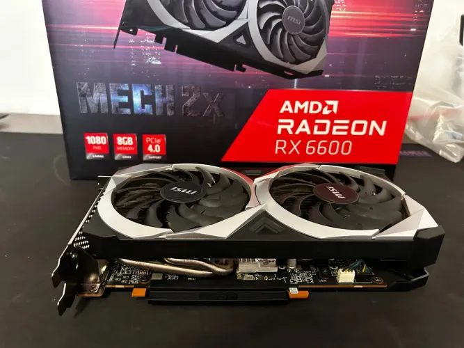 Placa de vídeo MSI AMD Radeon RX 6600 Mech 2X 8gb