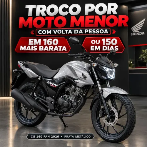 Vendo ou troco moto menor com volta do comprador