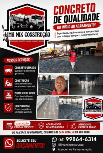 Concreto Usinado e Empresa Especializada em Pisos Industrial Polido, Piso Sarrafiado,.
