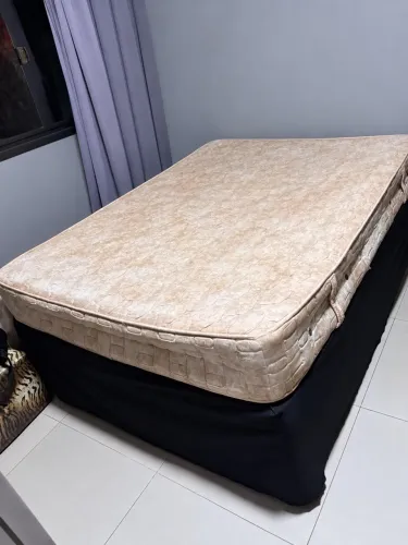 Cama box + colchão de casal