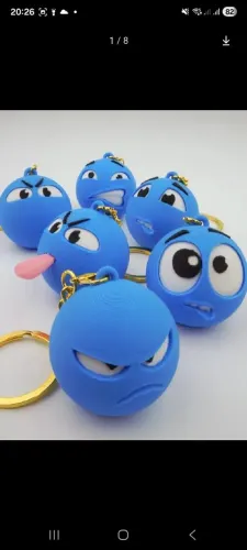 Impressão 3D chaveiros em miniatu