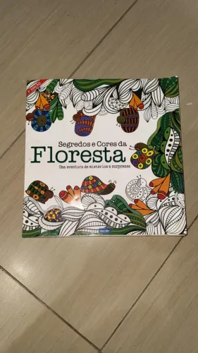 Livro Para Colorir, segredos e cores da floresta