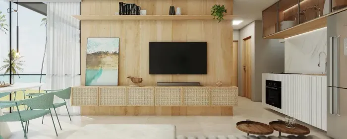 STUDIO FRENTE MAR EM MURO ALTO | ALTA RENTABILIDADE | RESORT COMPLETO | NATURÊ ECO RESIDÊN