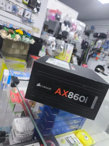 Fonte Corsair AX860i 860W 80 Plus Platinum Modular - Top de Linha Gamer