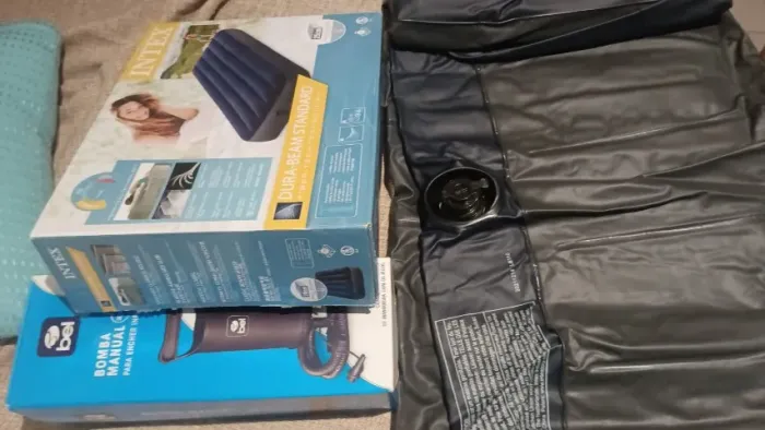 Colchao inflável solteiro Intex NOVO lacrado - acompanha bomba