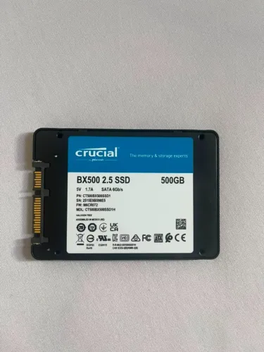 SSD Crucial 500GB SATA Novo