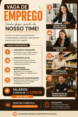 Financeiro,rh, comprador