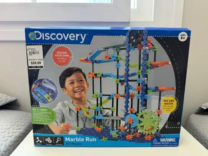 Discovery Marble Run 321 Peças - Pista de Bolinhas 6+