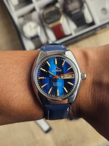 Mondaine Automatic 25 Rubis Incabloc - Suíço Vintage 36mm