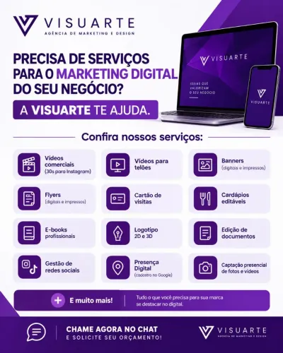 SERVIÇOS DE MARKETING DIGITAL E DESIGN GRÁFICO 