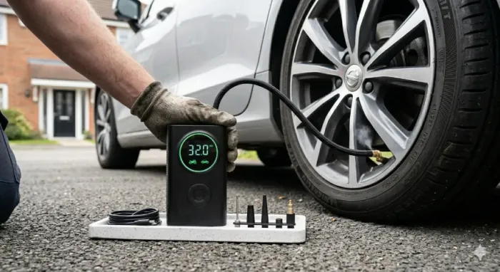 Mini Calibrador Compressor Elétrico Digital Portátil Bivolt