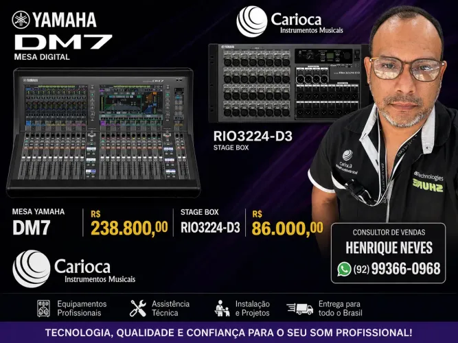 Mesa Yamaha Dm7 + Rio 3224-D3