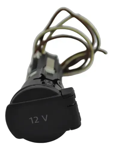 Tomada Energia 12v Console Vw Tiguan 2014 Original Preto