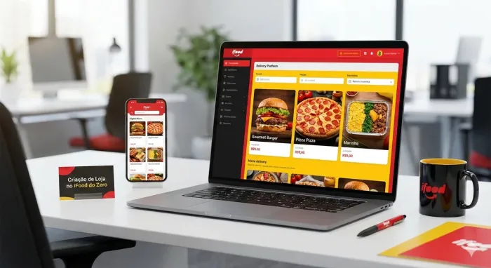 Monte sua Loja no iFood do Zero | Cardápio + Fotos + Logomarca