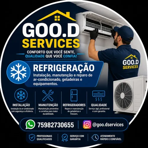 Instalação e Manutenção de ar condicionado etc.