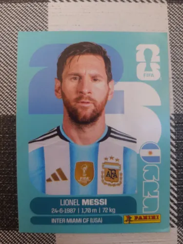FIGURINHA DO MESSI 