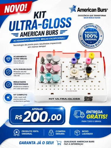 Kit ultra gloss american burs