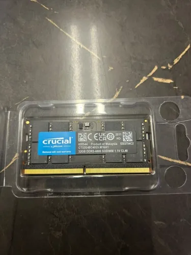 Memória RAM Crucial Sodimm 32Gb 480MHz NOVA