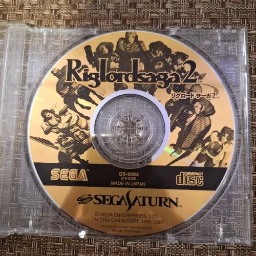 Riglord Saga 2 RPG Original Sega Saturn Apenas Disco