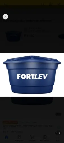 Caixa d'água 1000 litros fortlev
