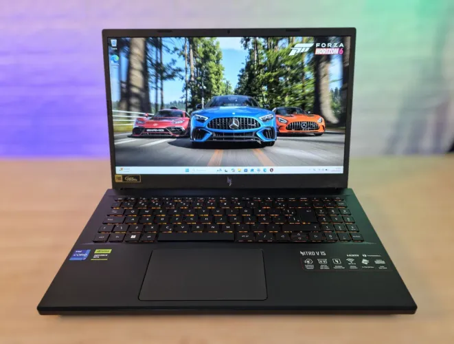 Notebook Gamer Nitro, i7 13th, RTX 4060 8GB, 16GB RAM, SSD NVMe 512GB, Tela 15,6 165Hz