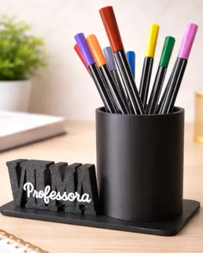 Porta Lápis Personalizado/Porta Lápis/Porta coisas/Personalizavel Profissões/Porta itens