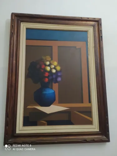 Quadro Artista Manasses catalogado! As frutas da Ana. 73x50.