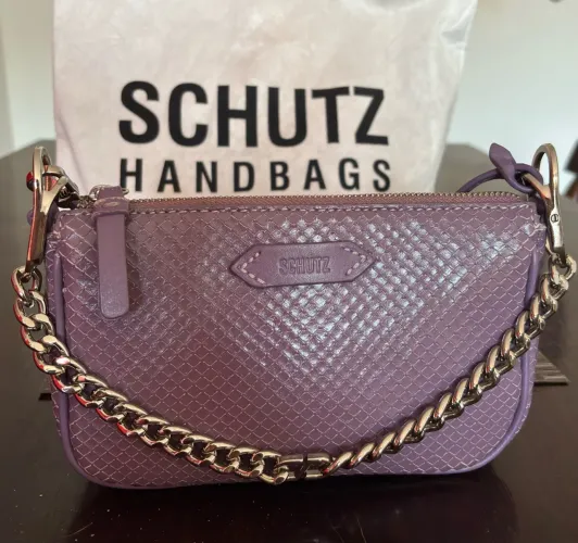Bolsa Schütz Emmy em couro legítimo NOVA!