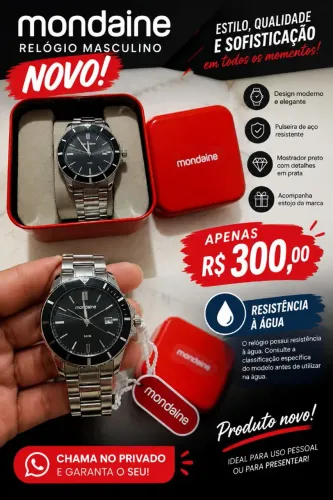 Relógio masculino NOVO