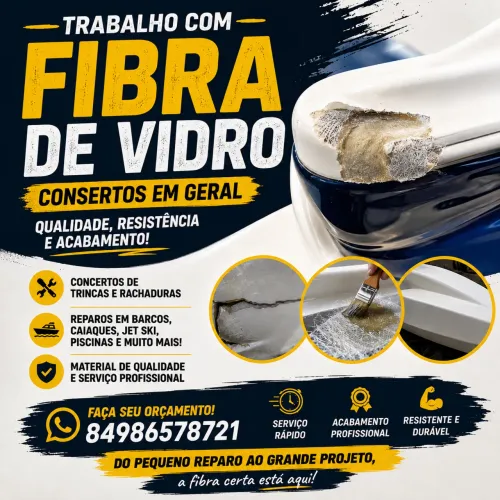 Conserto de fibra de vidro