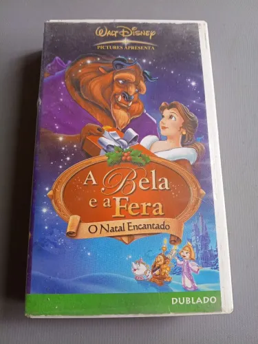 FITA VHS a bela e a Fera o natal encantado dublado