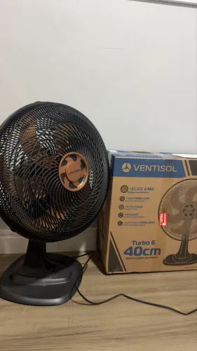Ventilador Ventisol Turbo 6 pás 40cm novo na caixa