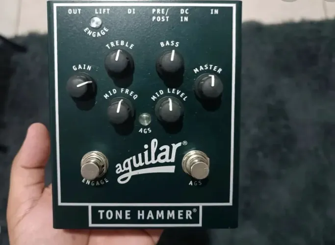 Aguilar Tone Hammer - Pré-Amplificador/DI para Contrabaixo - Excelente Estado