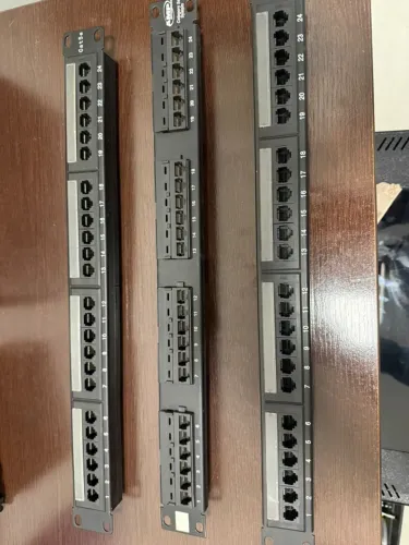 Patch Panel Impact Lan Cat5e 24 Portas