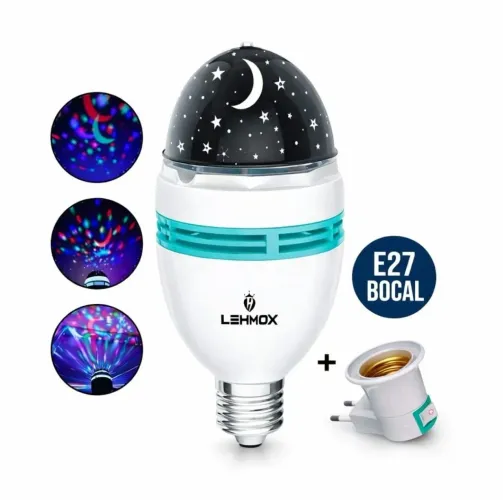 Lâmpada Projetora Led Estrelado com Adaptador 