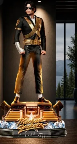 Boneco Michael Jackson