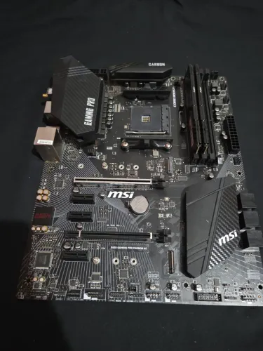 Placa Mãe MSI B450 gaming pro carbon ac wi-fi e bluetooth 