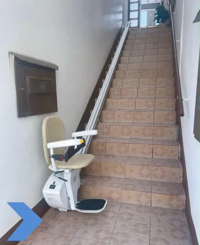 Assento elevatório escadas 5m trilho