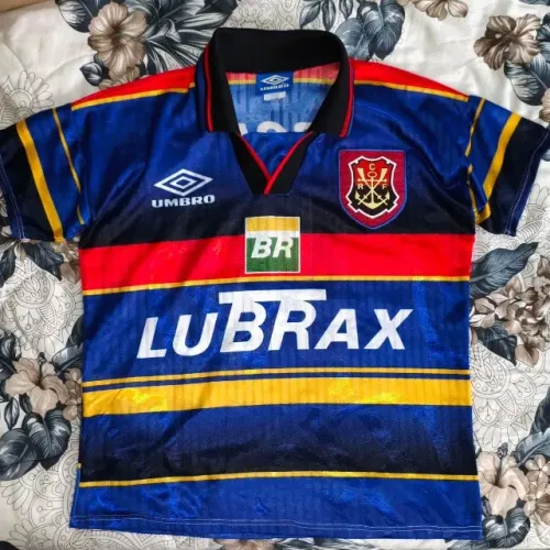 camisa original 1995 flamengo terceira camisa banida tamanho pp 1996