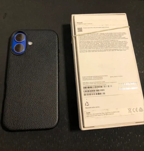 iPhone 16 128 de memória e bateria 100%