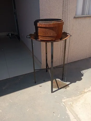 Churrasqueira e chapa disco de arado